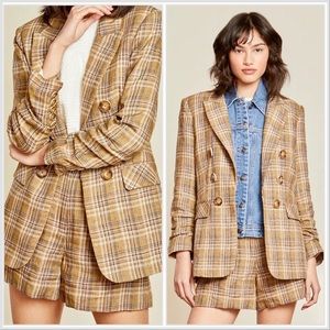 Veronica Beard Beacon Dickey Sage Green Multi Jacket Blazer Size 0